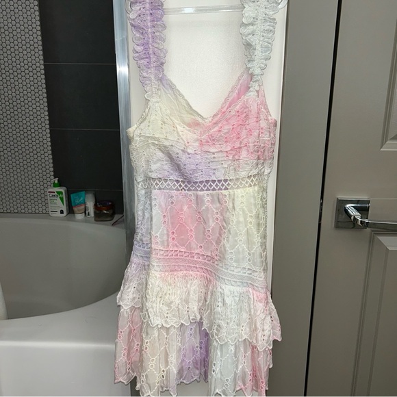 Loveshackfancy Desra dress candyland hand dye size 2 - Picture 4 of 5